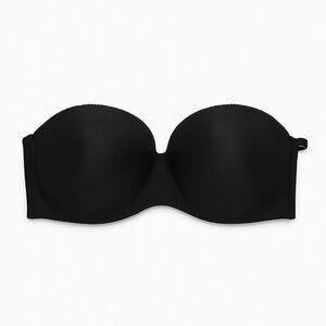 Sweet Nothings Black Strapless Underwire Full Coverage Bra Women’s 42DD